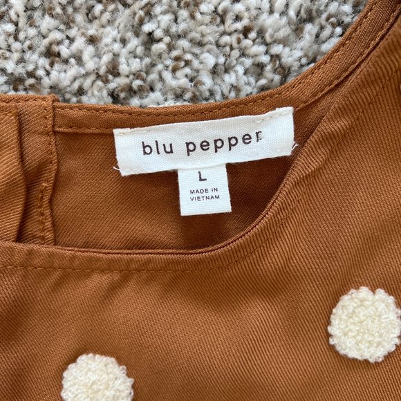 Blu Pepper Blouse | Mustard Top - Picture 4 of 8